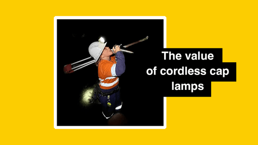 Why do you need cordless cap lamps - Underground Mining