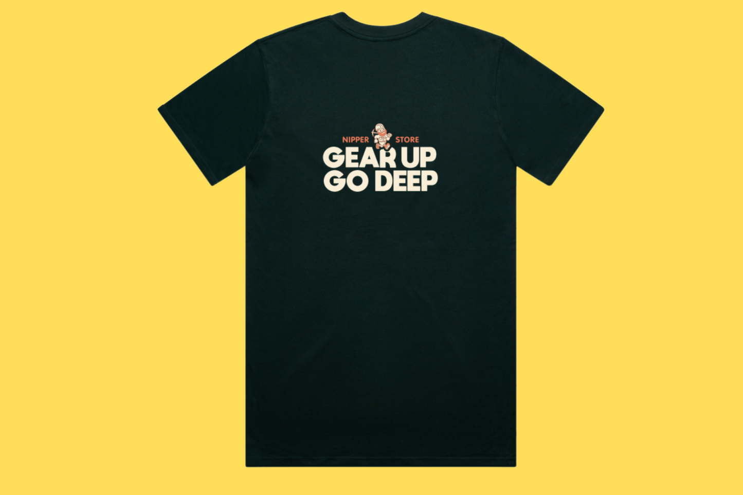 Gear Up, Go Deep T Shirt - Deep Green