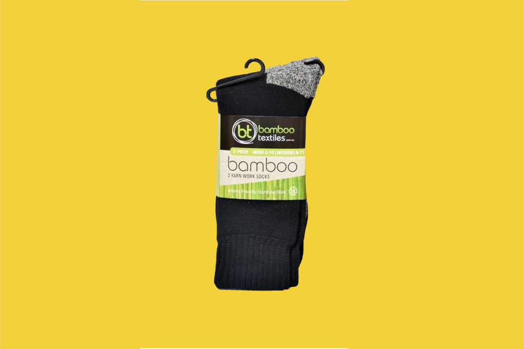 Bamboo 3-Yarn Work Sock (2-Pack)